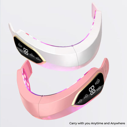 Smart 3D V-Face Sculptor Massager – LED Light Therapy Jawline Lifting Device