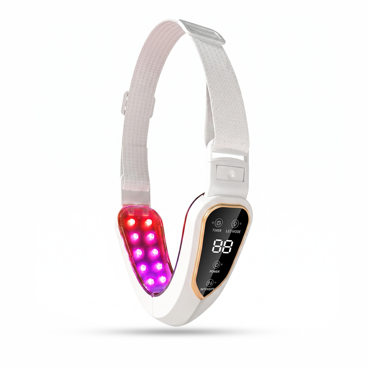 Smart 3D V-Face Sculptor Massager – LED Light Therapy Jawline Lifting Device